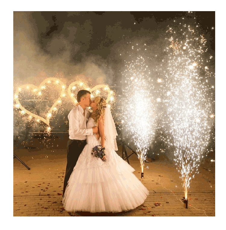 Организация пиротехнического шоу на свадьбу  Удомля | udomlya.salutsklad.ru