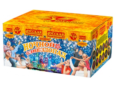 Ночной звездопад Комбинированный Фейерверк купить в Удомле | udomlya.salutsklad.ru