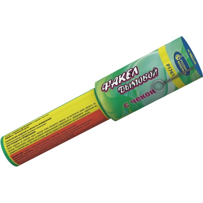 Дымовой (с чекой) зеленый Фальшфейер купить в Удомле | udomlya.salutsklad.ru