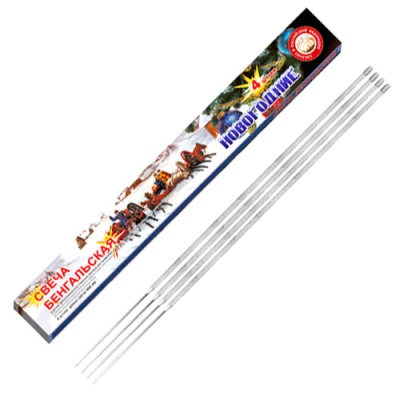 Новогодние 400-4 мм. Бенгальские огни купить в Удомле | udomlya.salutsklad.ru