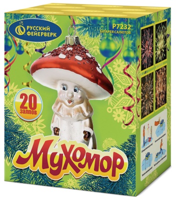 Мухомор Батарея салютов купить в Удомле | udomlya.salutsklad.ru
